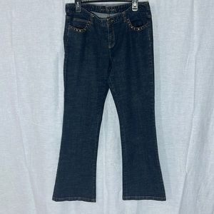 Women’s Michael Kors bootcut studded jeans